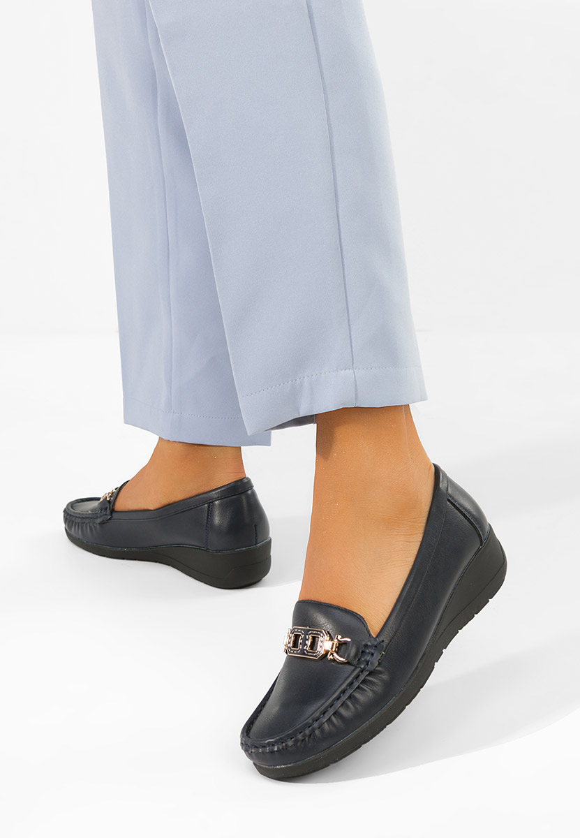 Ženske mokasinke Varalia plavo navy