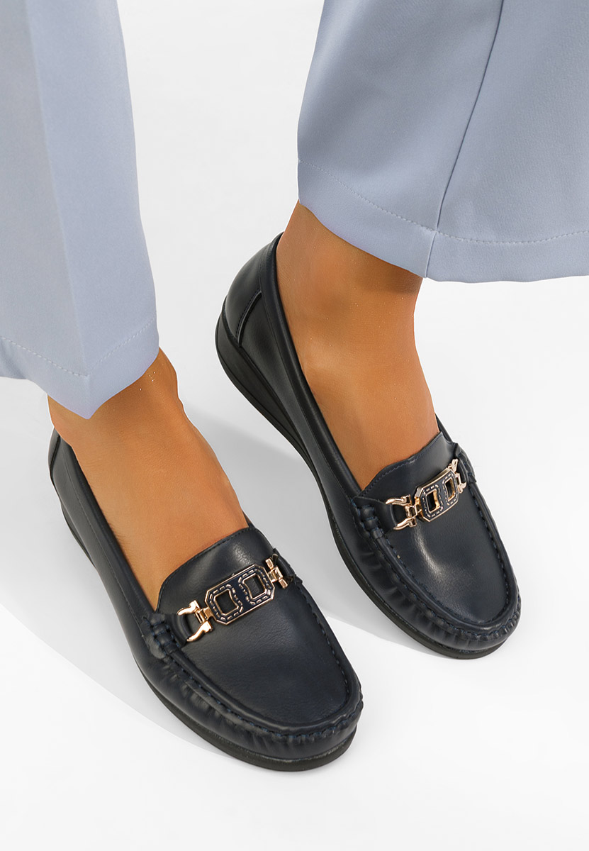 Ženske mokasinke Varalia plavo navy