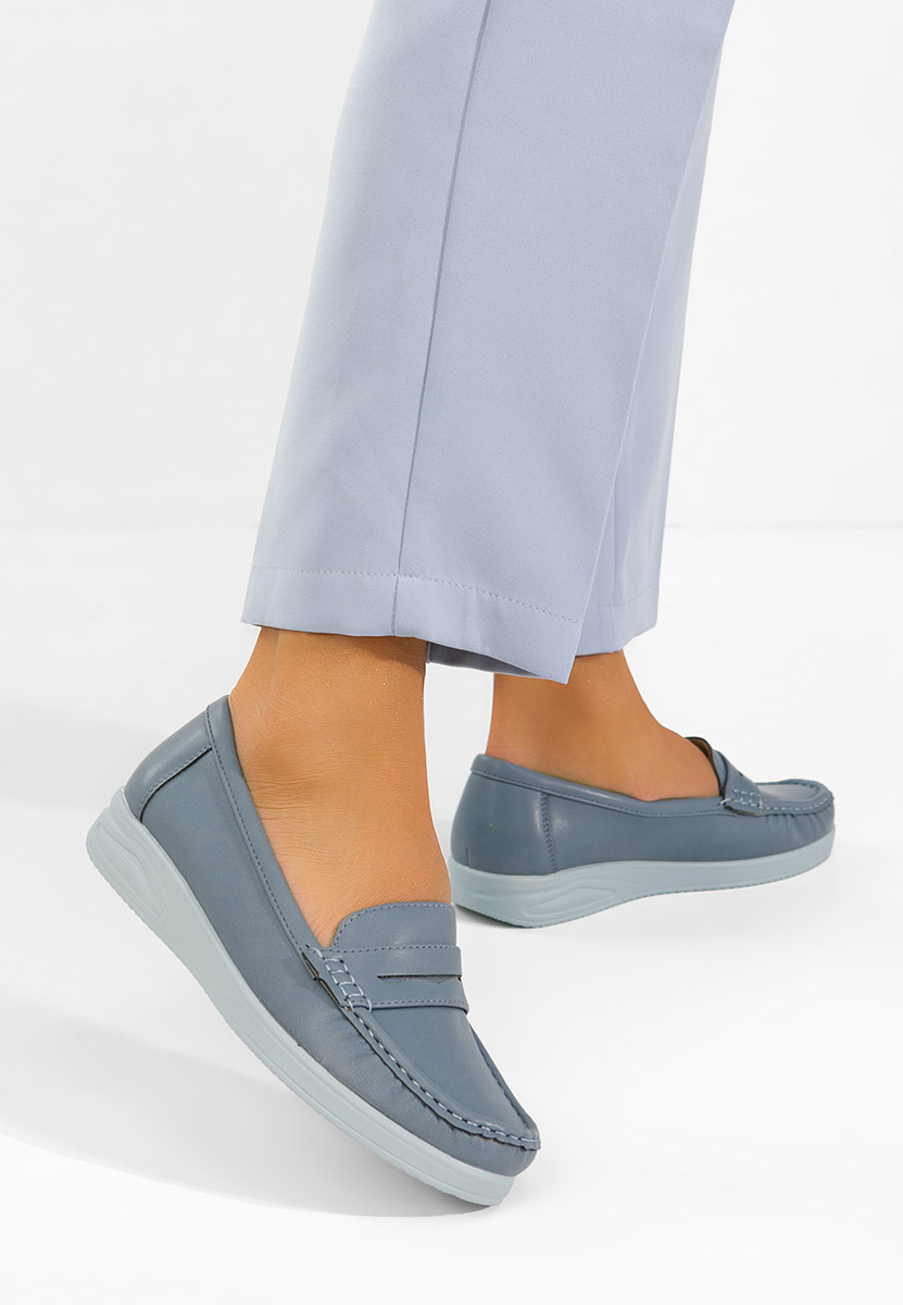Ženske mokasinke Elesya plavi