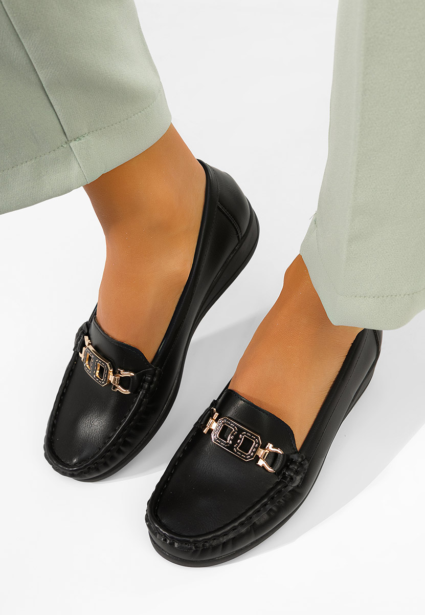 Ženske mokasinke Varalia crno