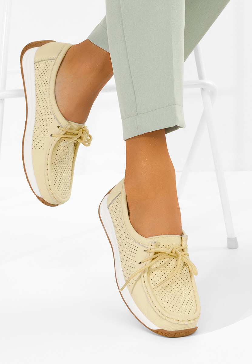 Ženske mokasinke Kaliana Žuto