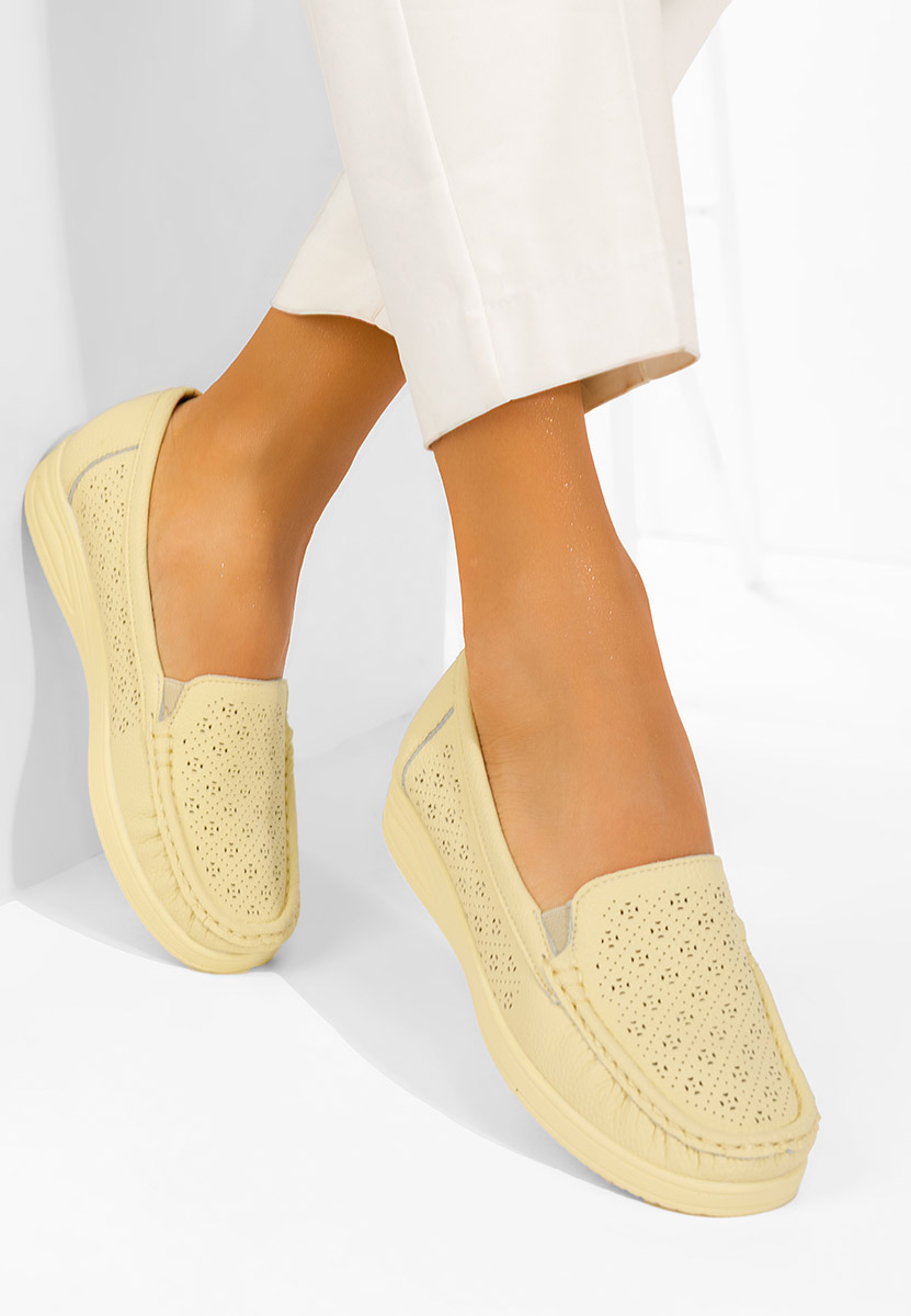 Ženske mokasinke Valelia Žuto