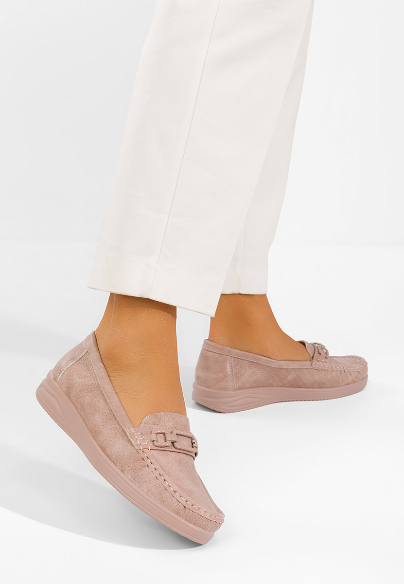 Ženske mokasinke Ansleya ružičasto