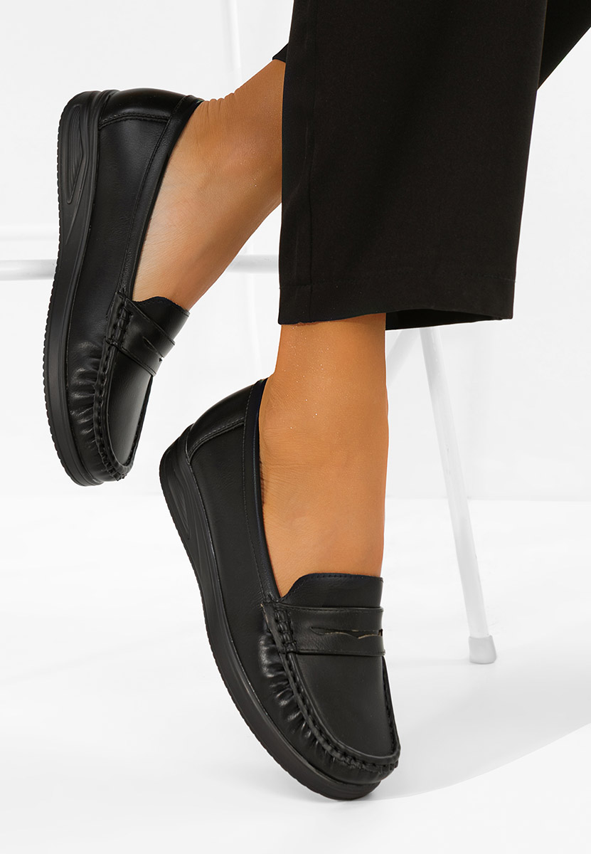 Ženske mokasinke Elesya crno