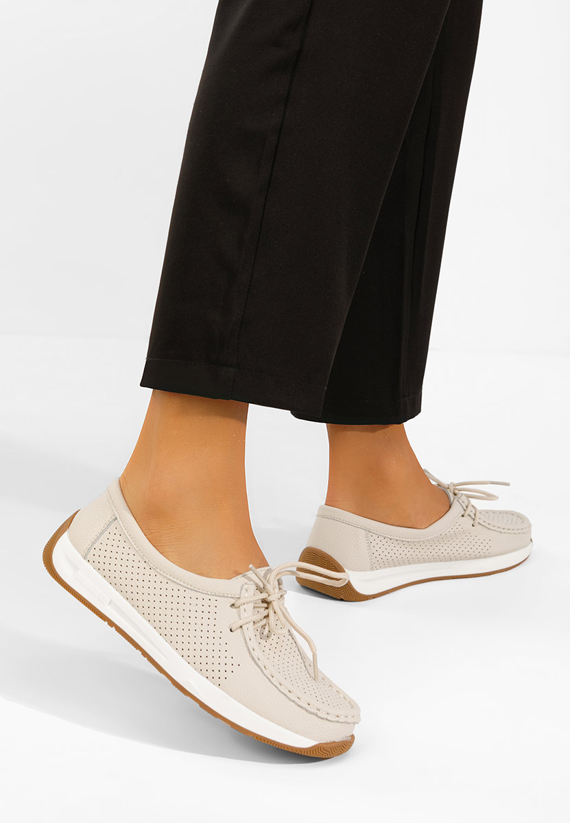 Ženske mokasinke Kaliana bež