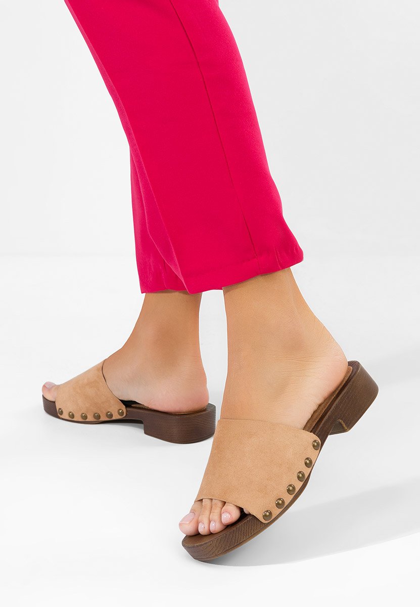 Papuče za ženske Syndi bež