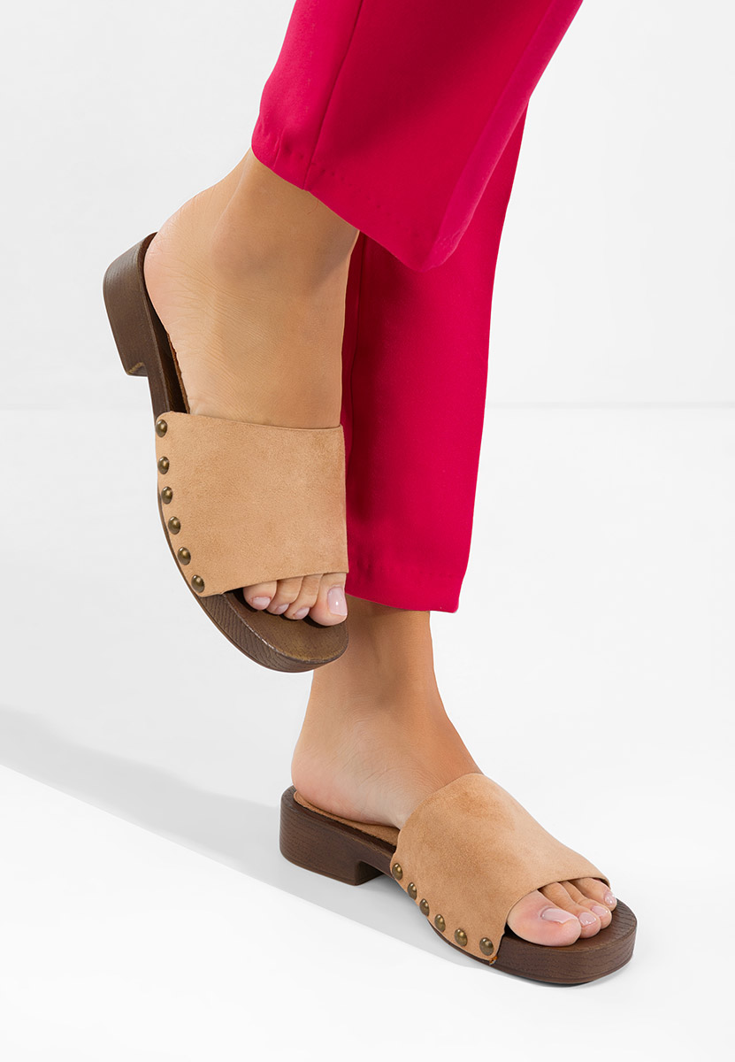 Papuče za ženske Syndi bež