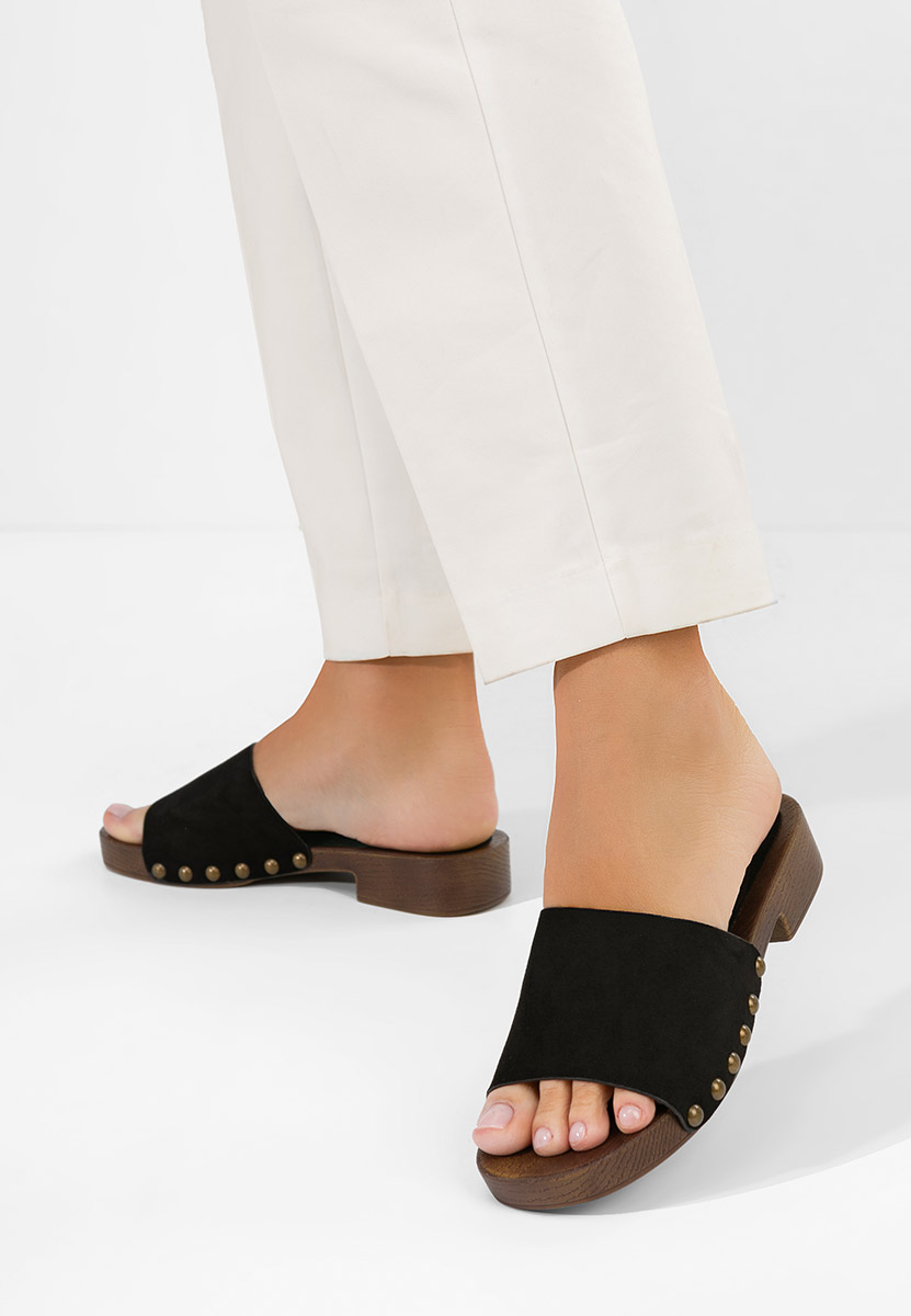 Papuče za ženske Syndi crno