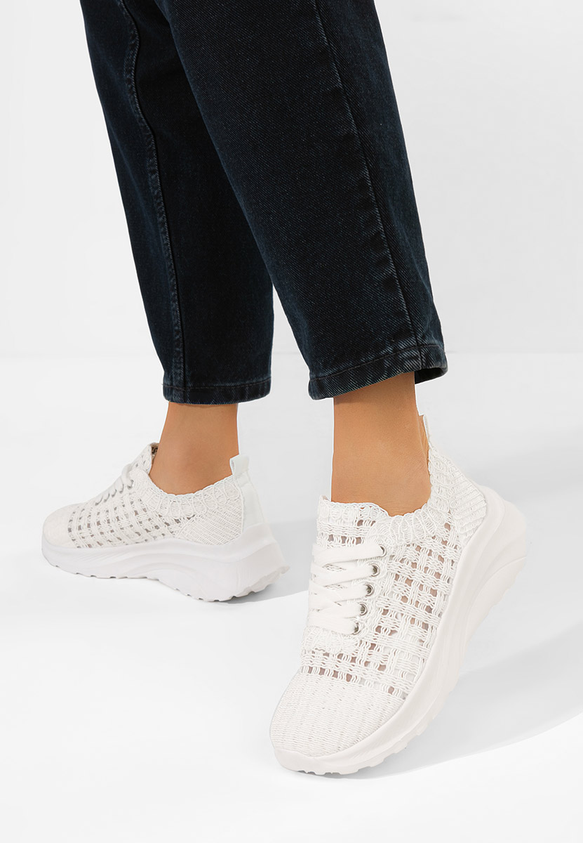Ženske sneakers Valeia bijele