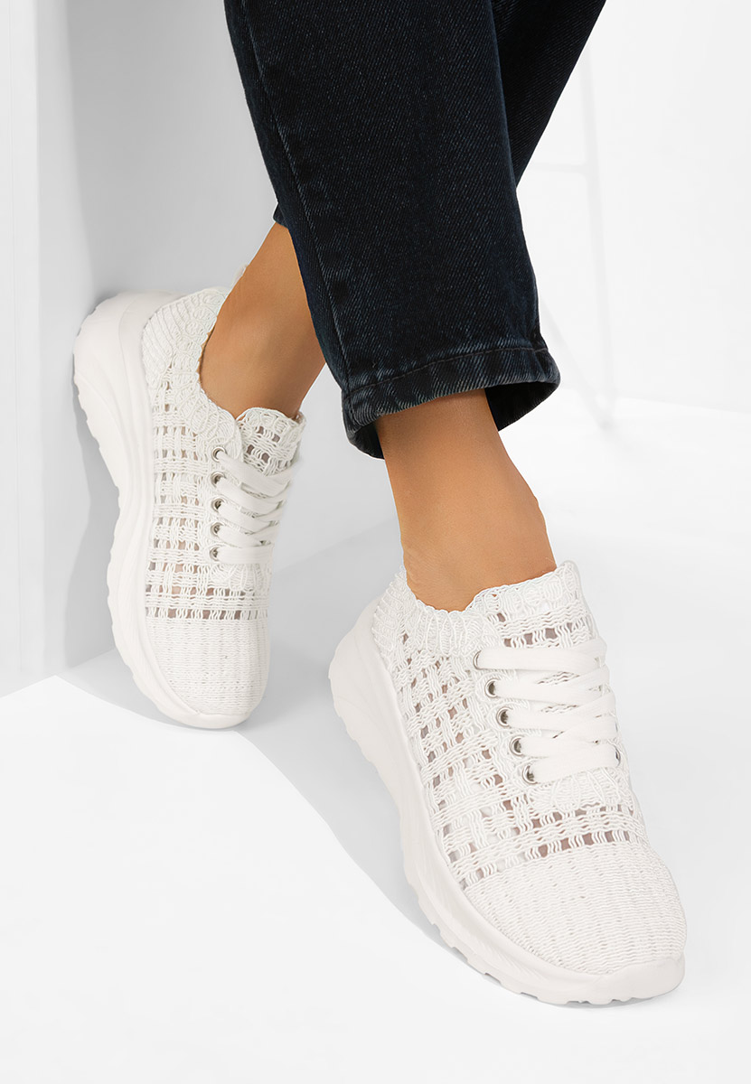 Ženske sneakers Valeia bijele