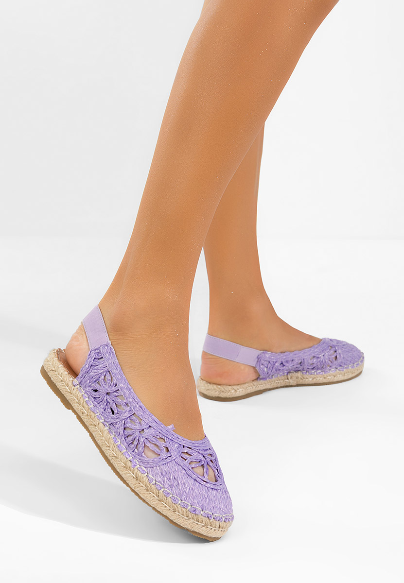 Espadrilles za ženske Mistala ljubičasto