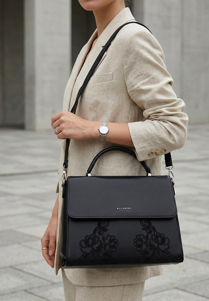 Ručna torba Silvia Rosa 5960 crno