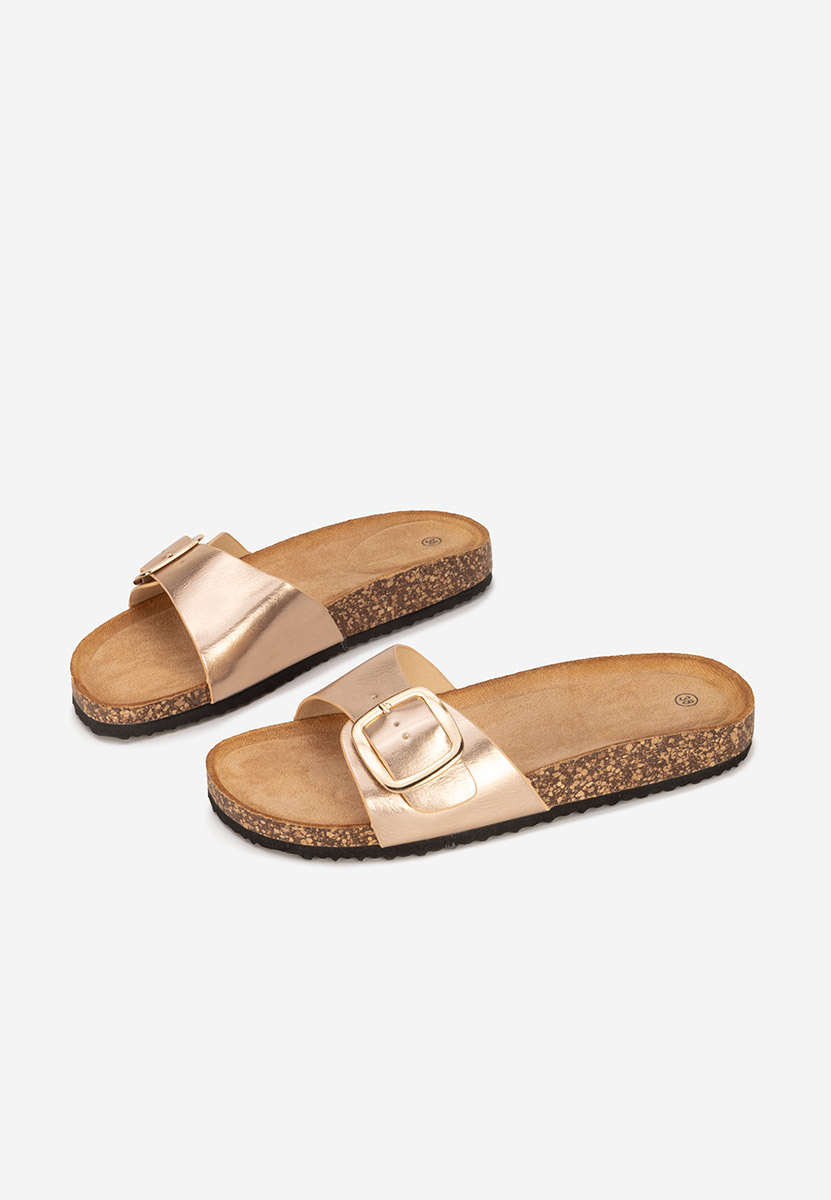 Papuče za ženske Evet V3 Šampanjac