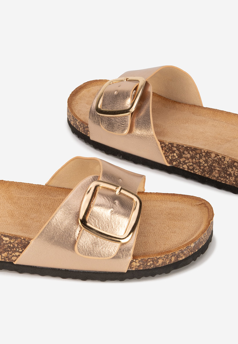 Papuče za ženske Evet V3 Šampanjac