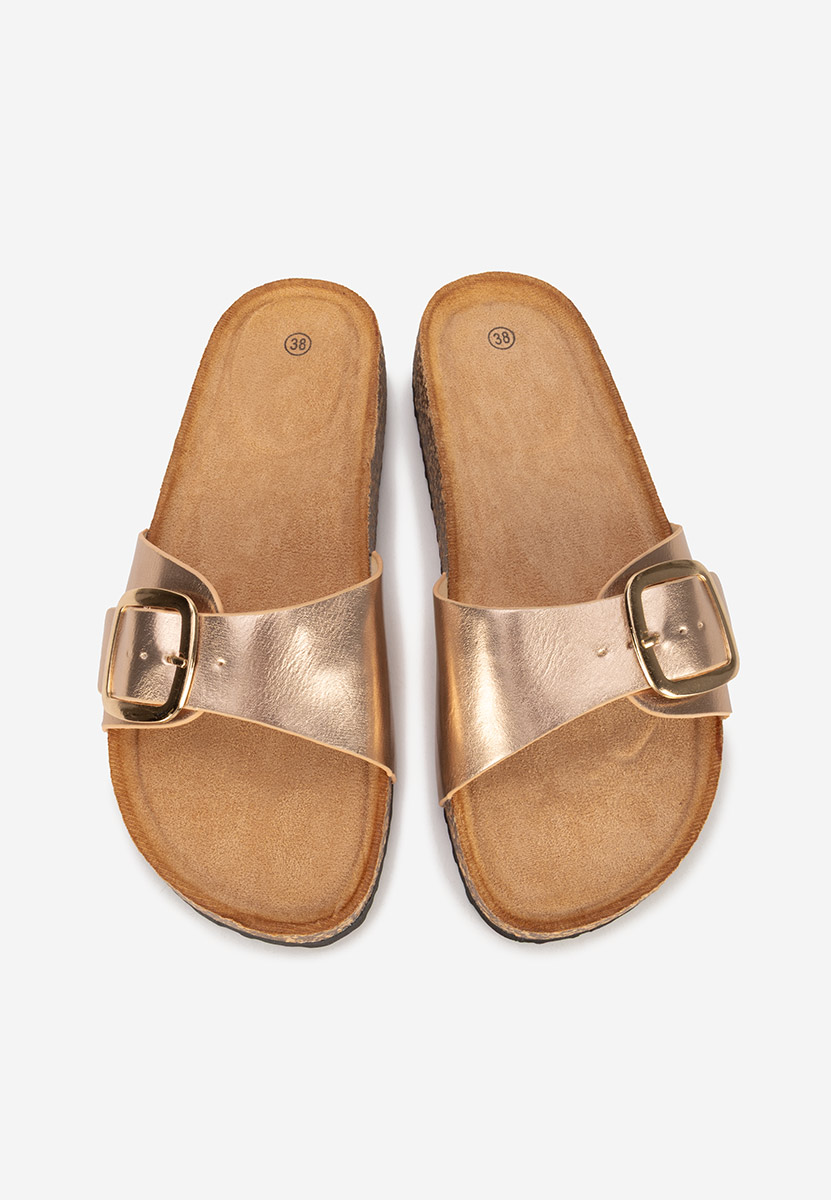 Papuče za ženske Evet V3 Šampanjac