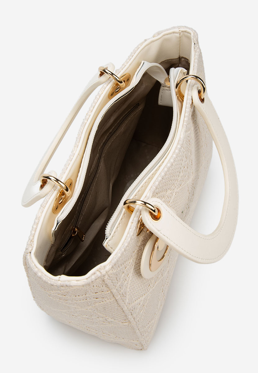 Ručna torba Nanaria bijele