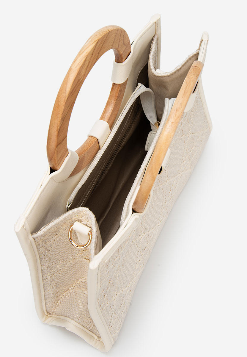 Ručna torba Margaretta bijele