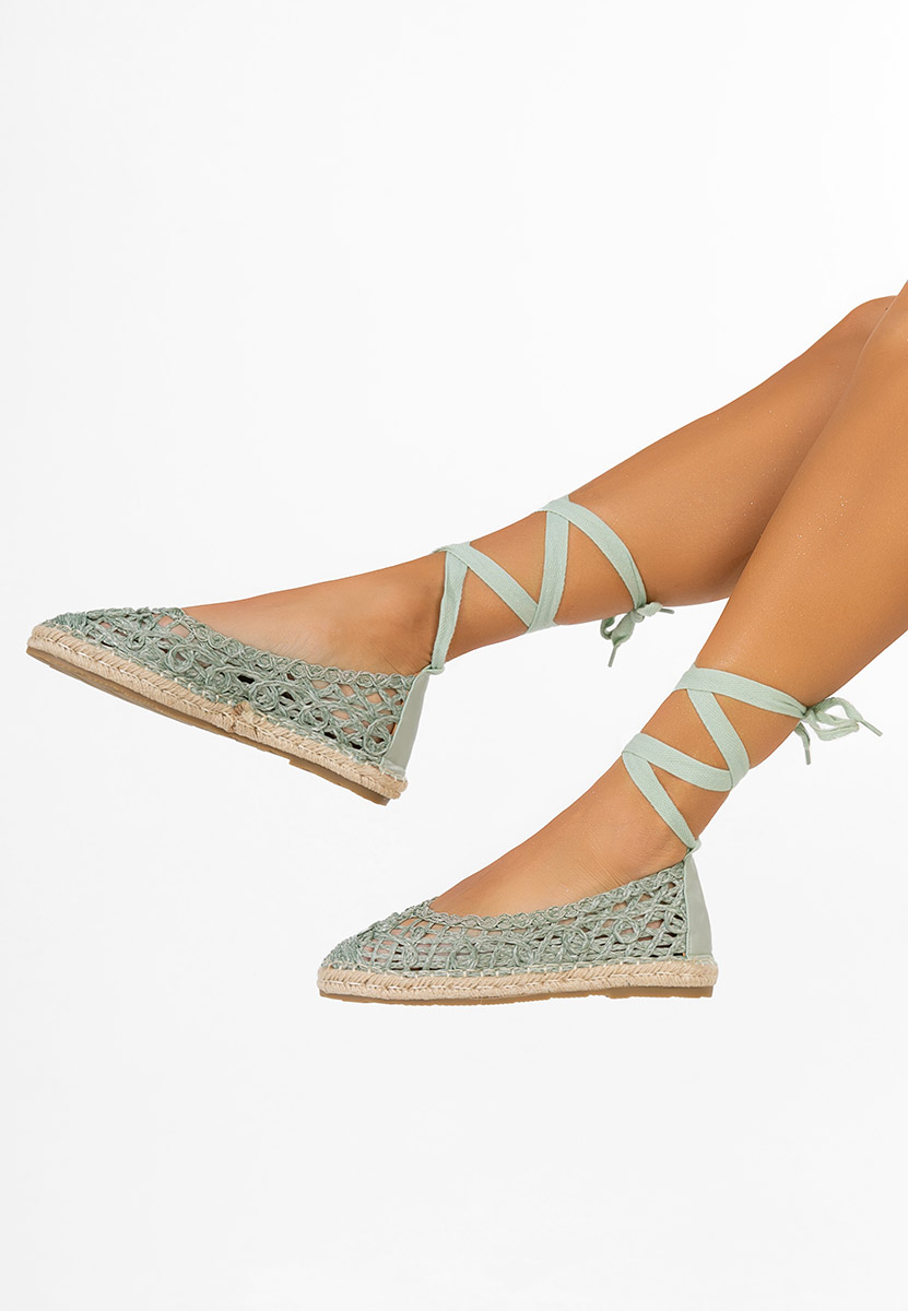 Espadrilles za ženske Kaddeia zeleno