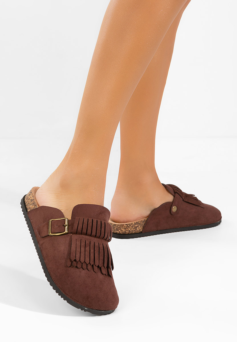 Ženske klompa Jimona braon