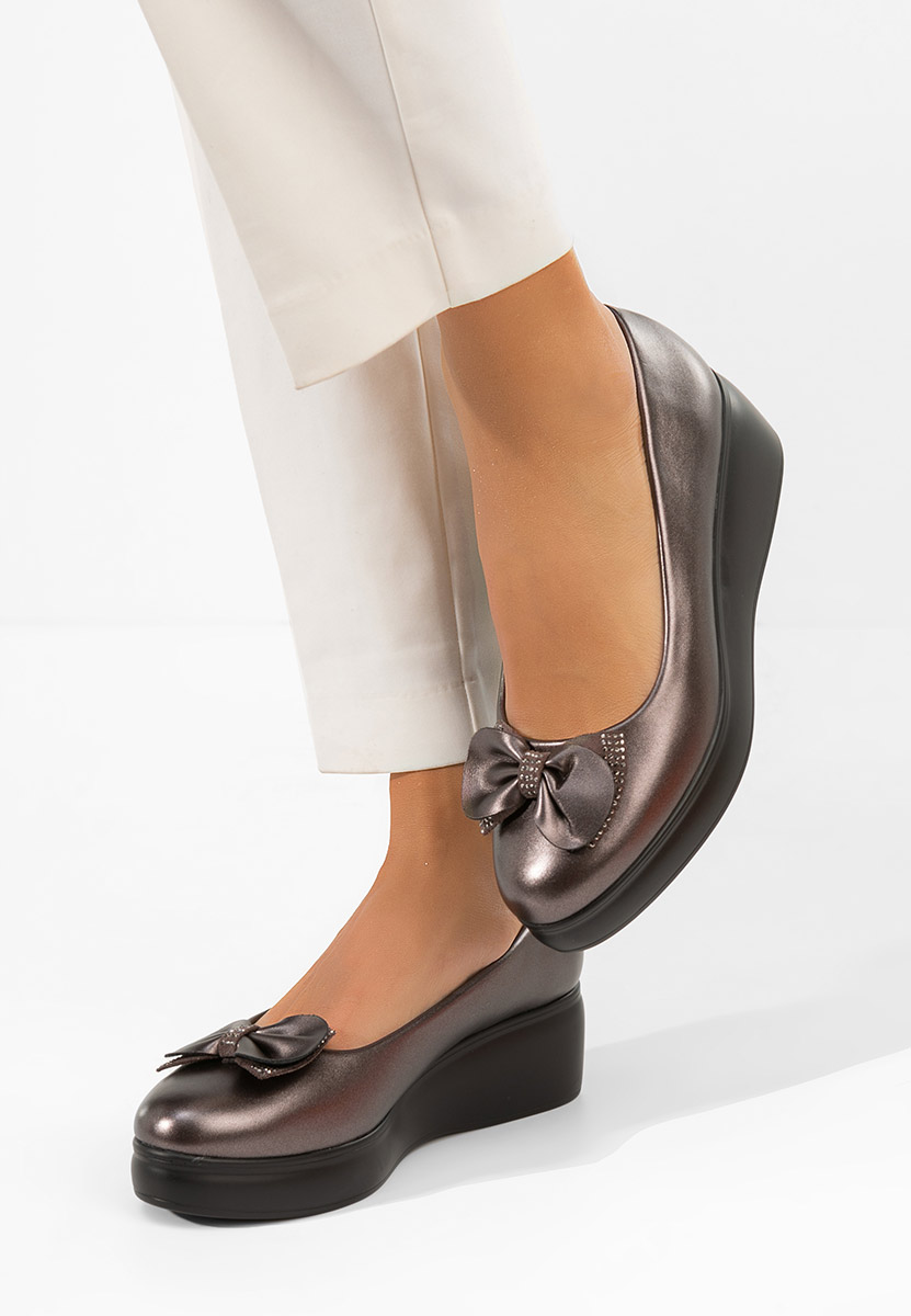 Cipele s platformom Liliane sivo