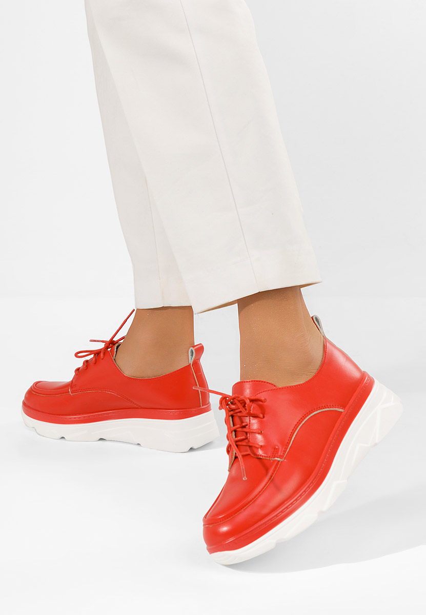 Ženske boat shoes Eleonorai crveno