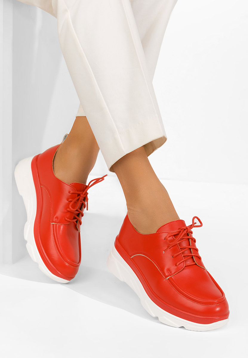 Ženske boat shoes Eleonorai crveno