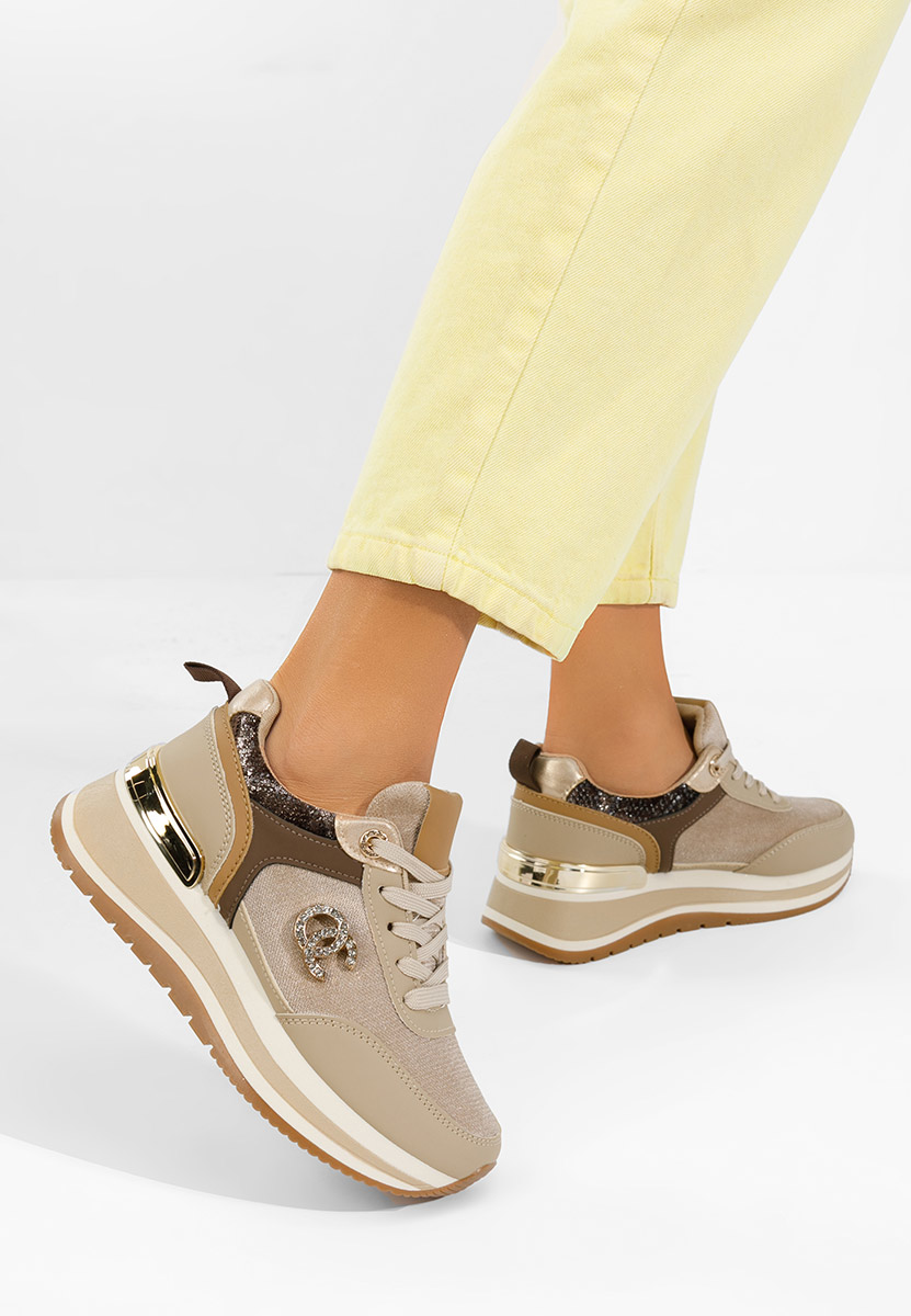 Tenisice sa platformom Liliza kaki