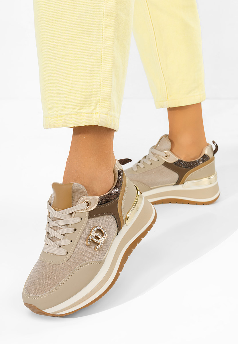 Tenisice sa platformom Liliza kaki