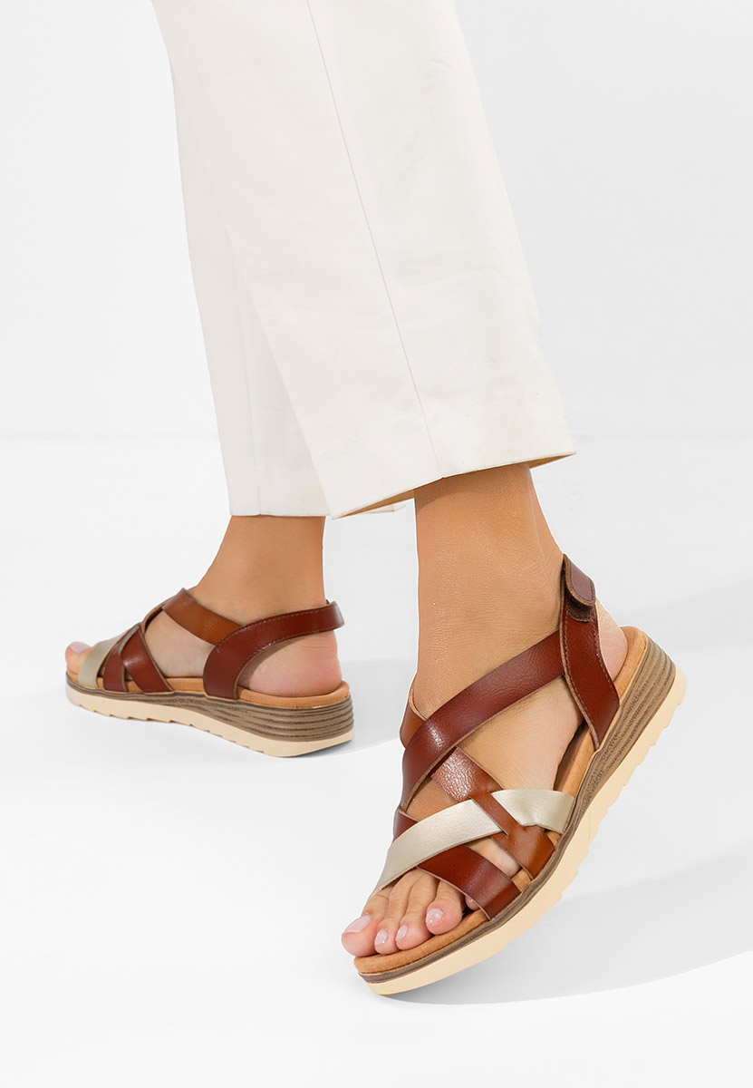 Sandale od prirodne kože Sidomia deva