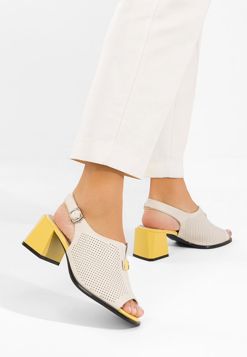 Sandale s petu Heliena V2 bež