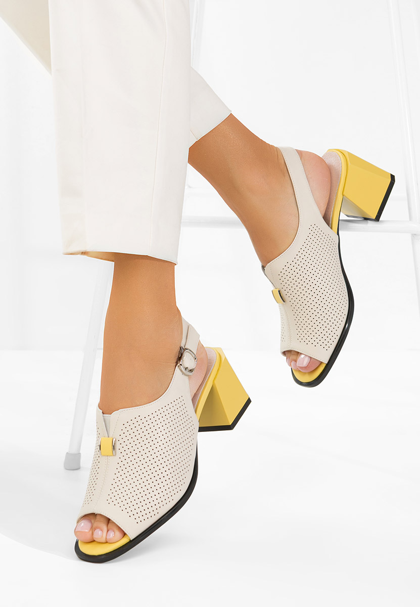 Sandale s petu Heliena V2 bež