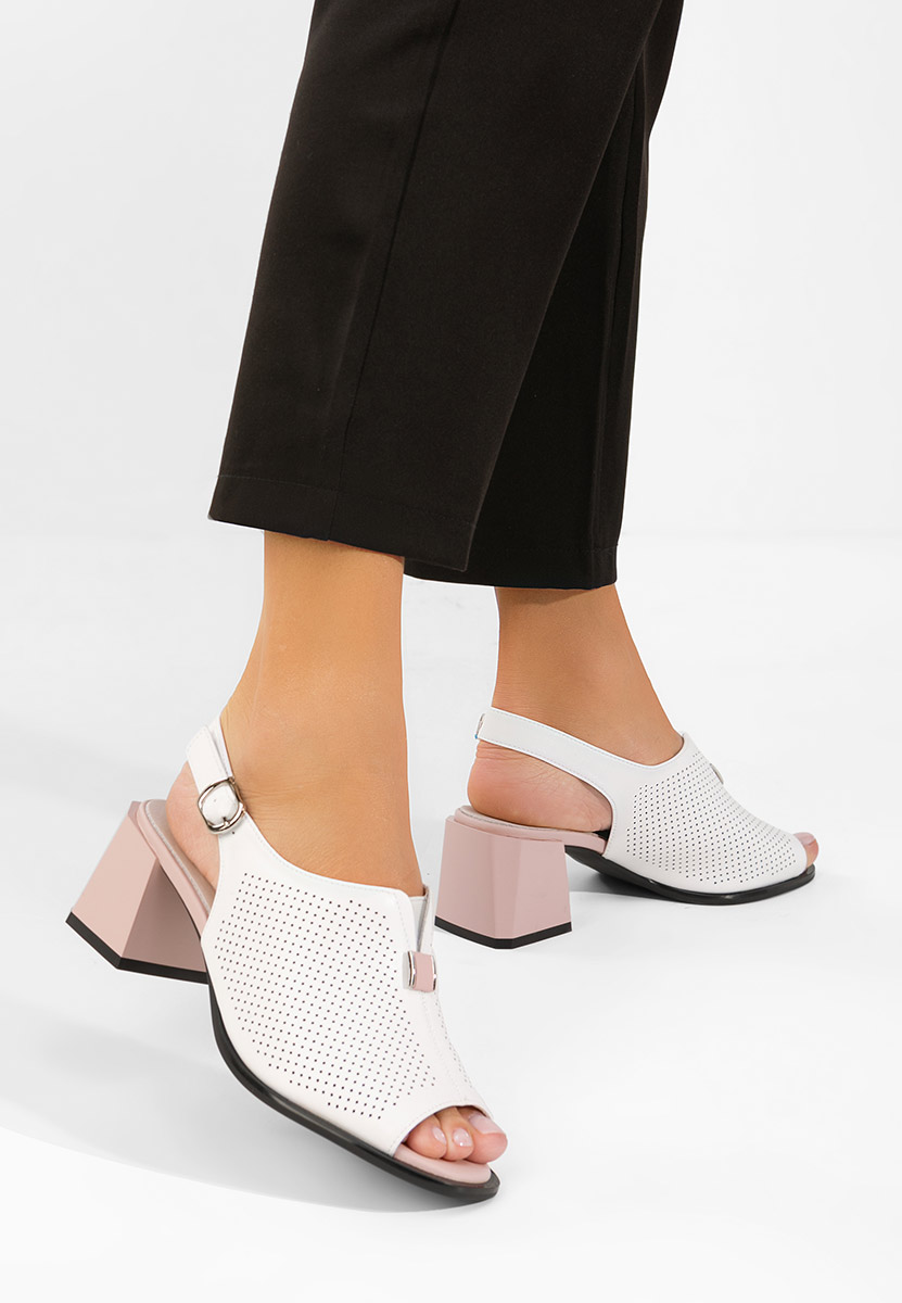 Sandale s petu Heliena V2 bijele