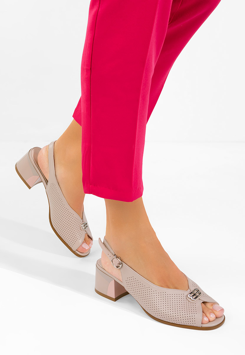 Sandale od prirodne kože Rabiela bež