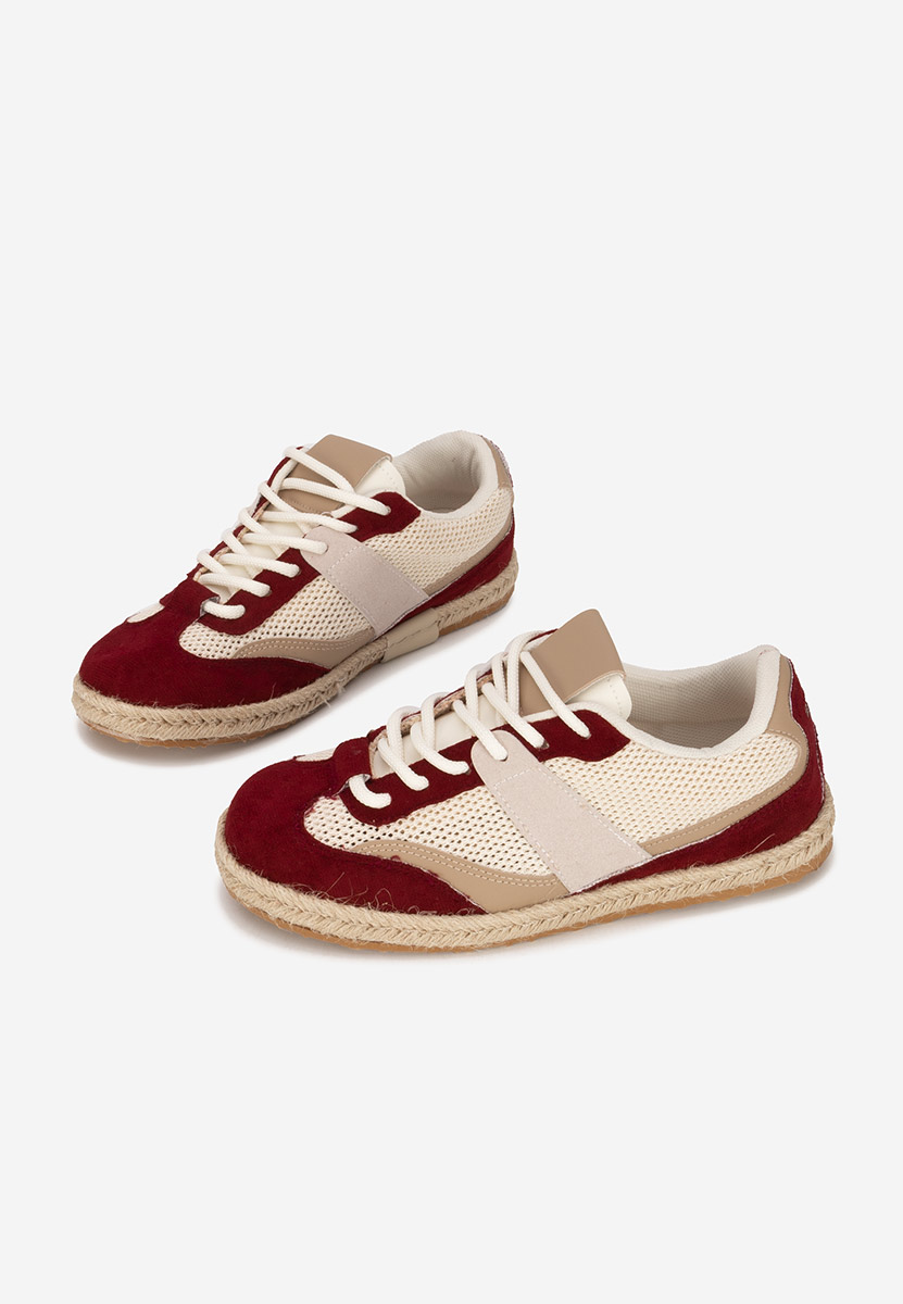 Ženske sneakers Dianka vinsko crvena