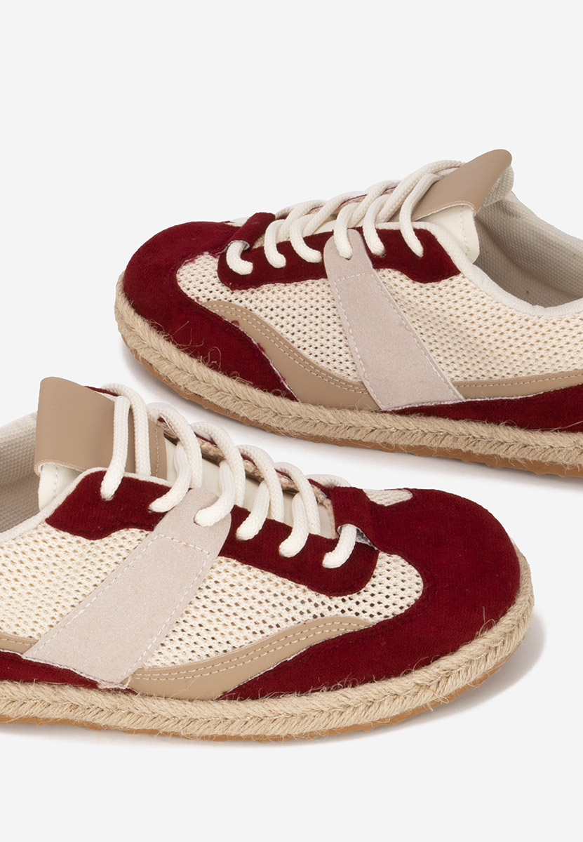 Ženske sneakers Dianka vinsko crvena