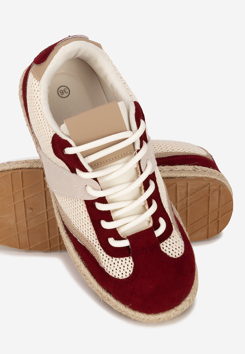 Ženske sneakers Dianka vinsko crvena