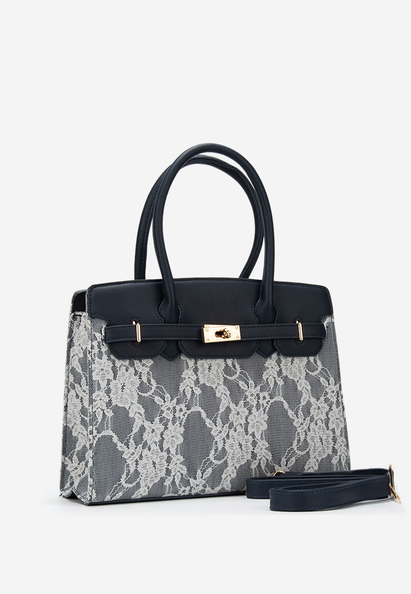 Ručna torba Eusepia plavo navy