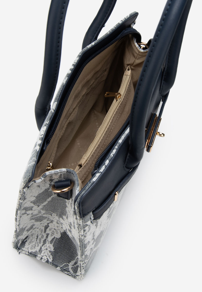 Ručna torba Eusepia plavo navy