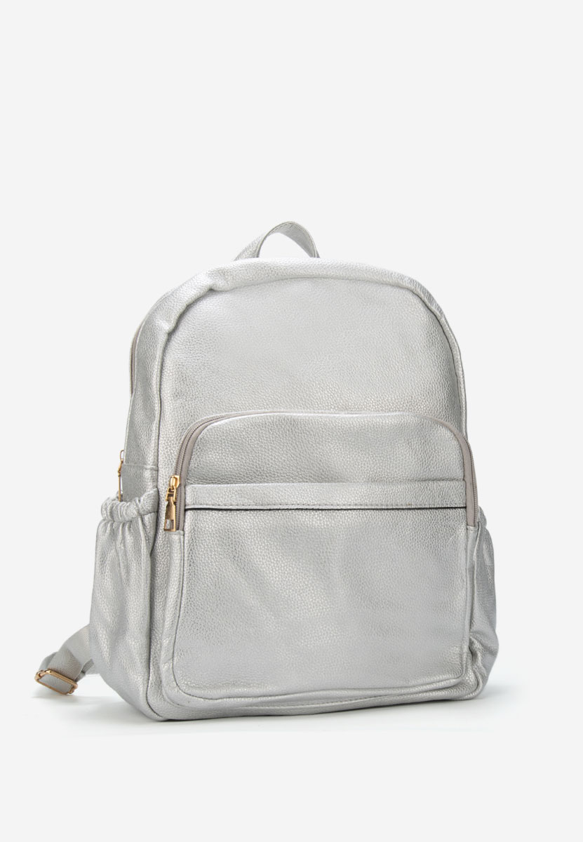 Ženski ruksak Zimia srebrno