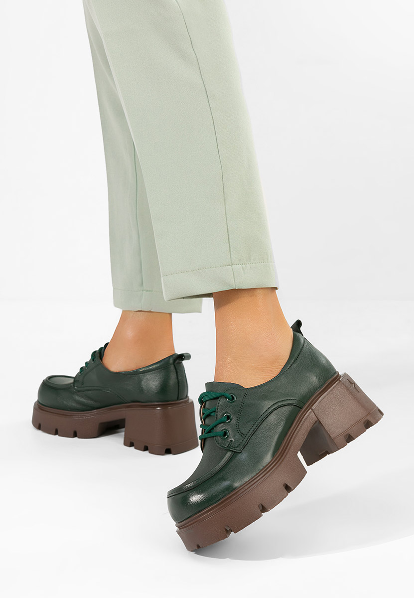 Ženske boat shoes Lenovia zeleno