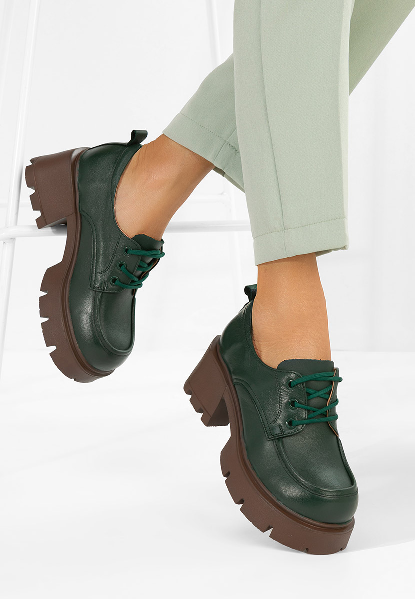 Ženske boat shoes Lenovia zeleno