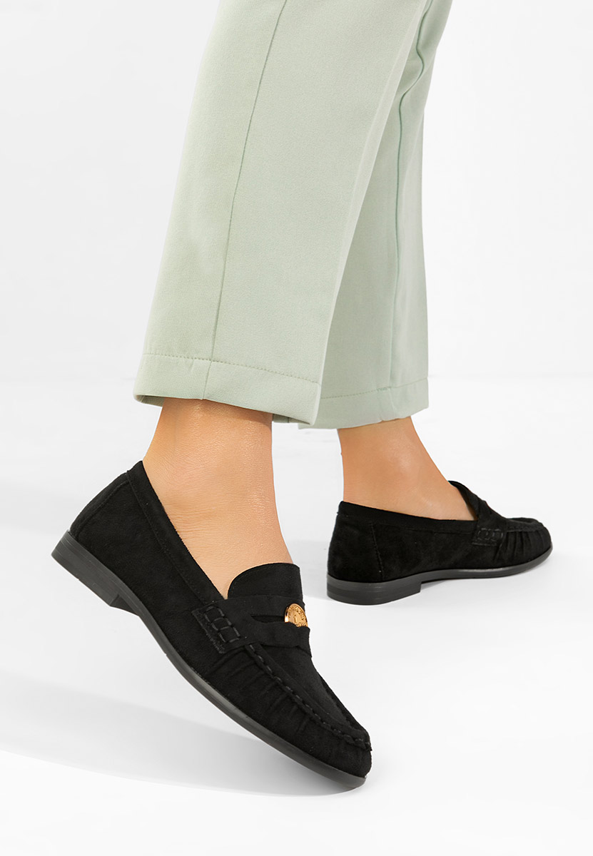 Ženske mokasinke Henaria crno