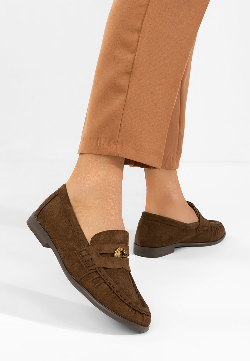 Ženske mokasinke Henaria braon