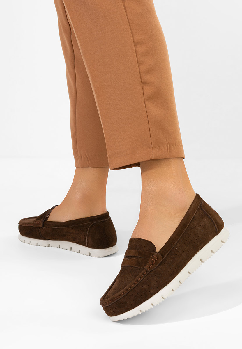 Mokasinke od prirodne kože Valerimia V2 braon