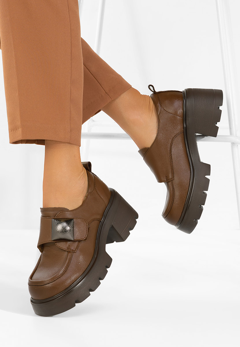 Mokasinke od prirodne kože Geolia deva