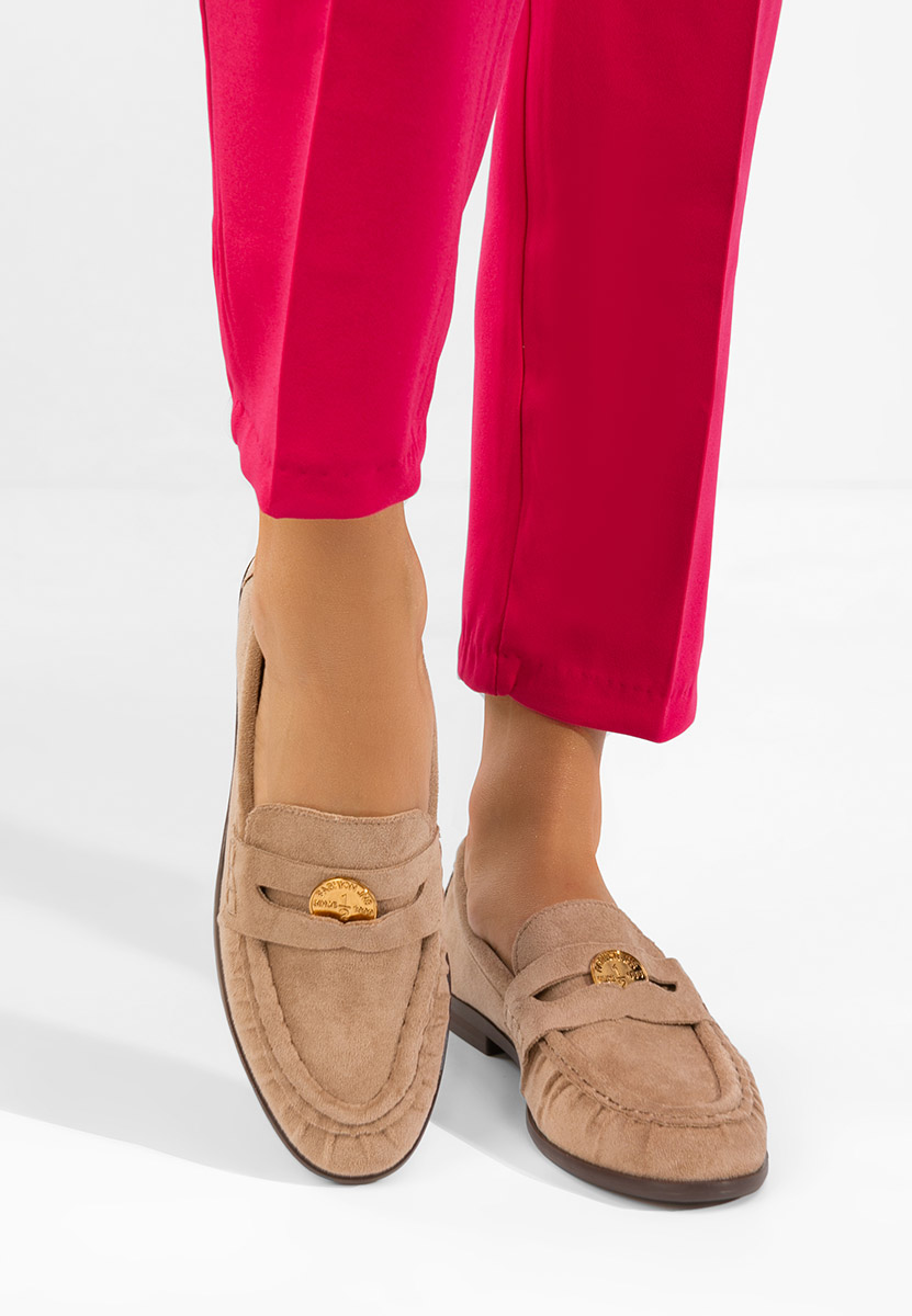 Ženske mokasinke Henaria kaki