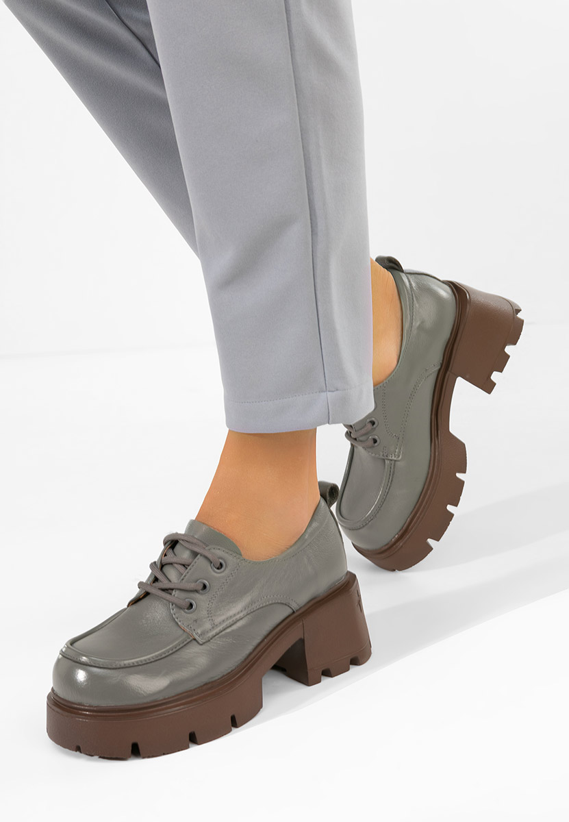 Ženske boat shoes Lenovia sivo