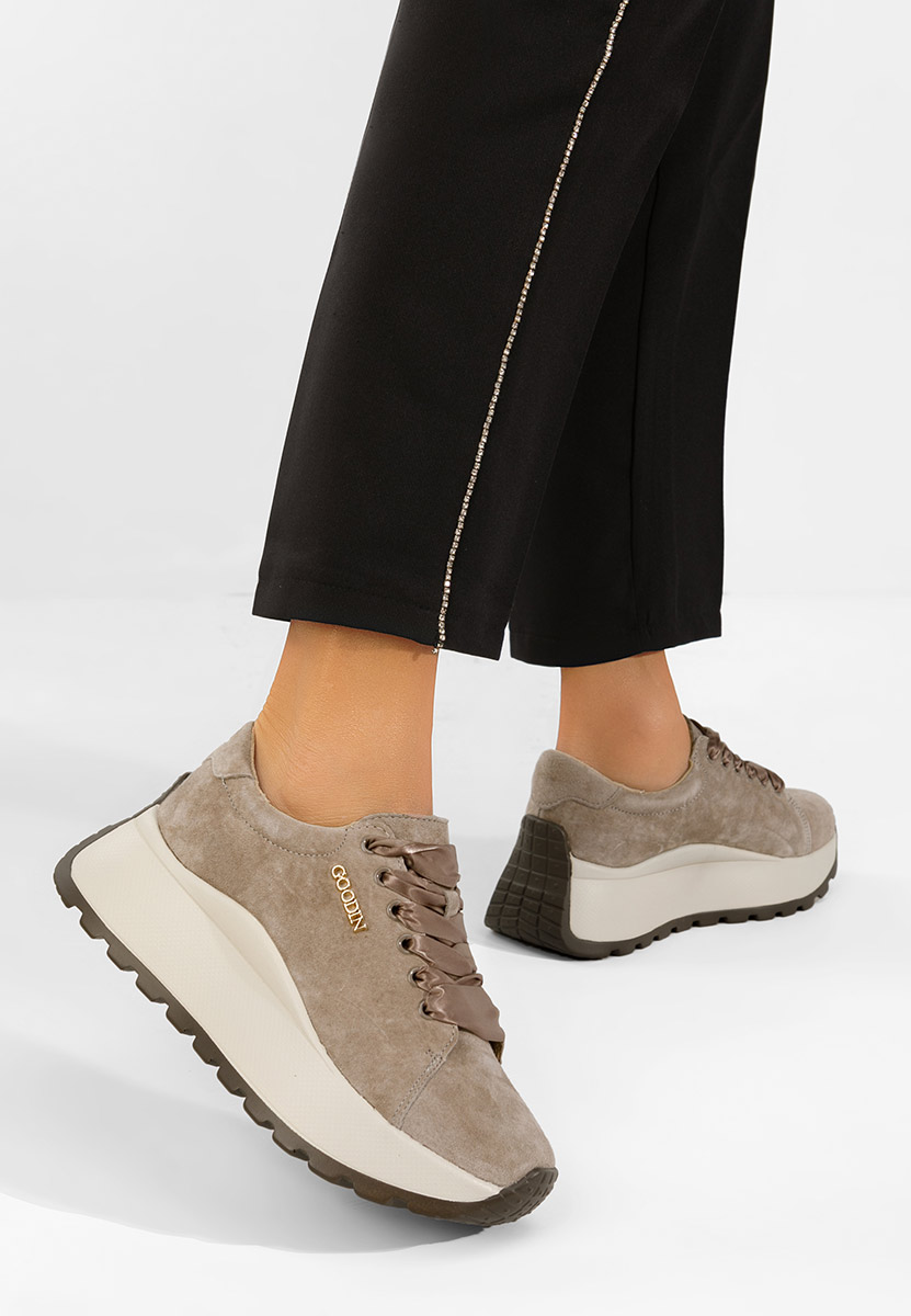 Ženske Kožne tenisice Gonelia braon