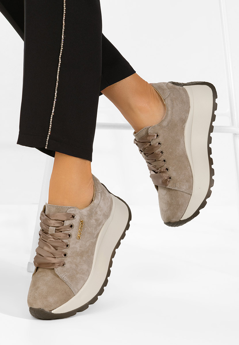 Ženske Kožne tenisice Gonelia braon