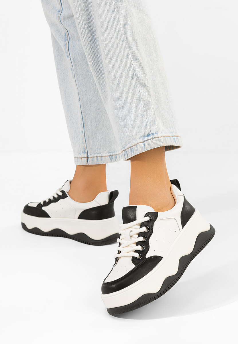 Ženske Kožne tenisice Euselia V2 bijele